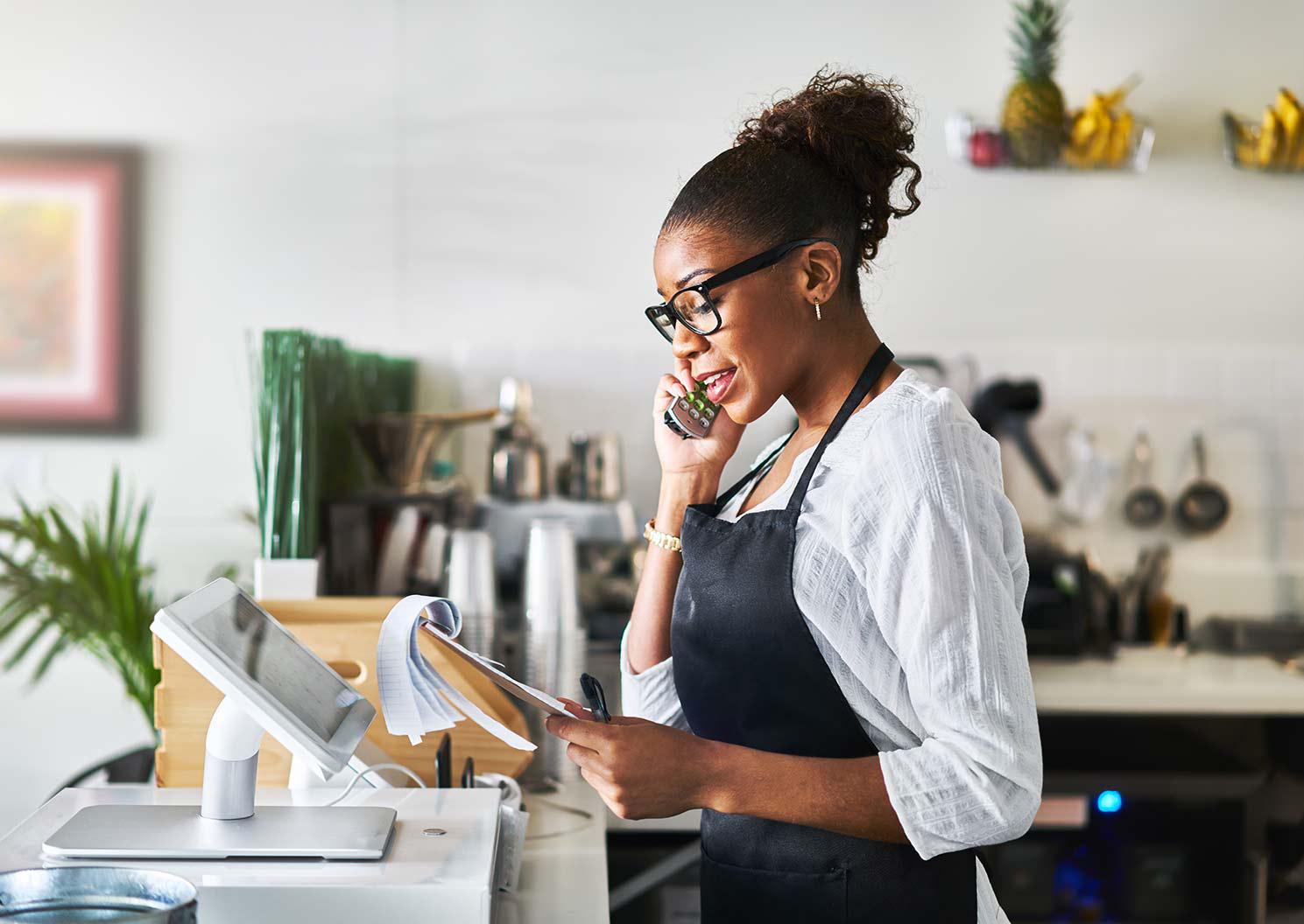 woman black owned business